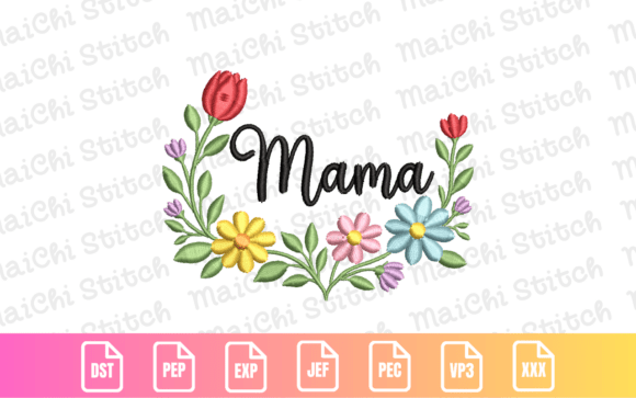 Mama Floral Wreath