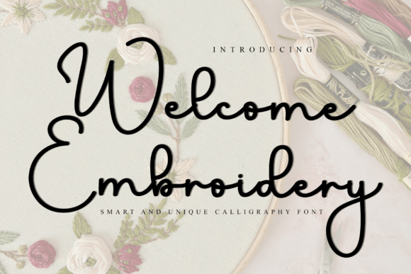 Welcome Embroidery